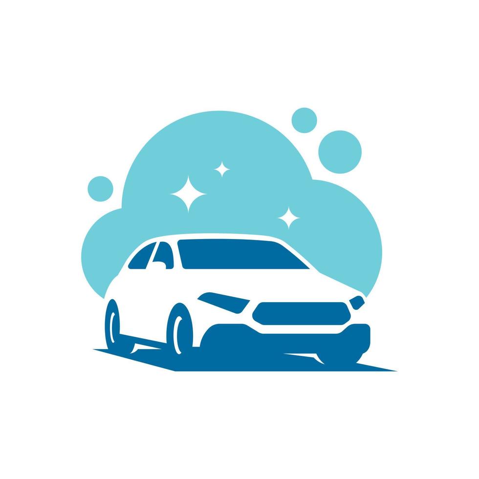 A city car wash logo vector