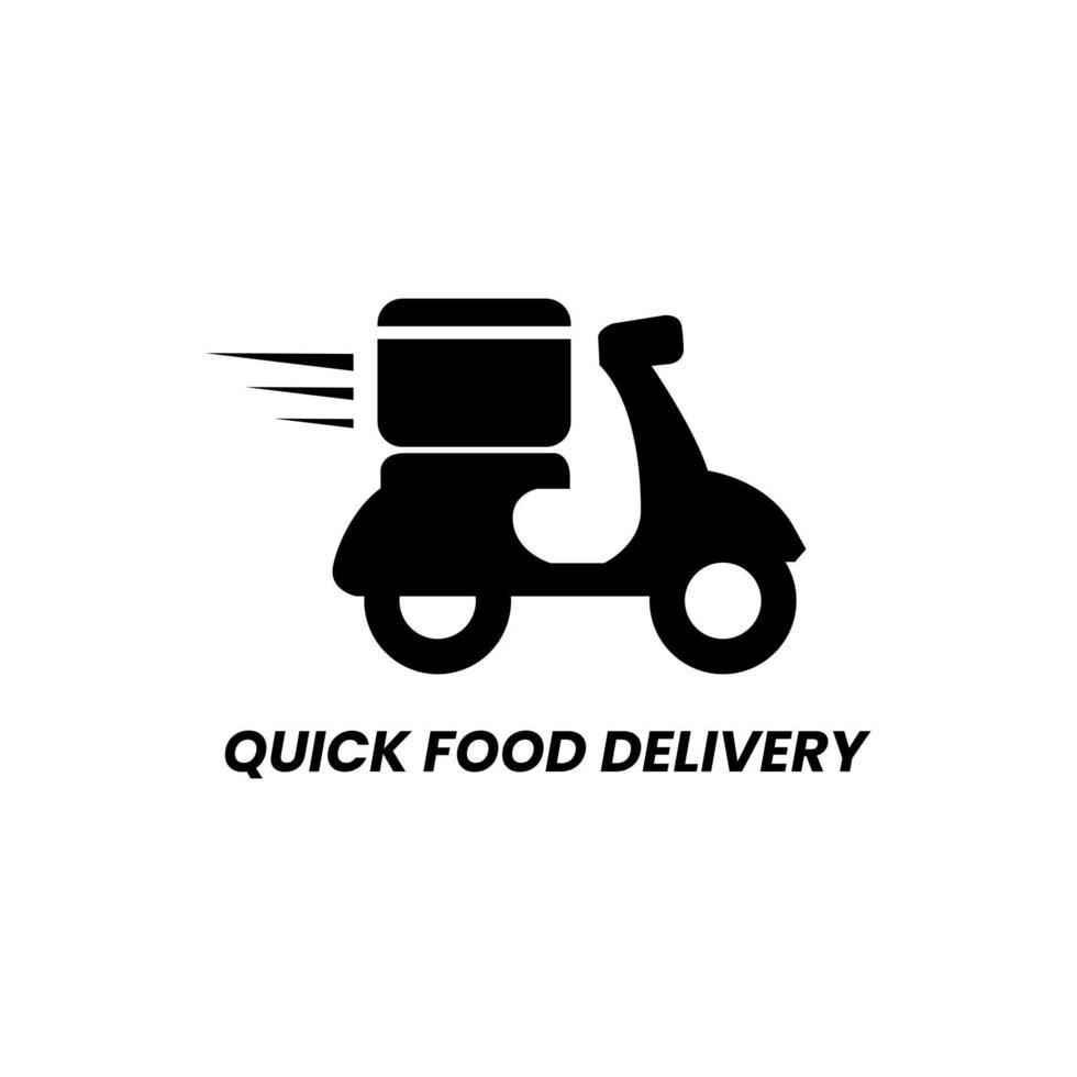 Quick food delivery icon label sign symbol design vector