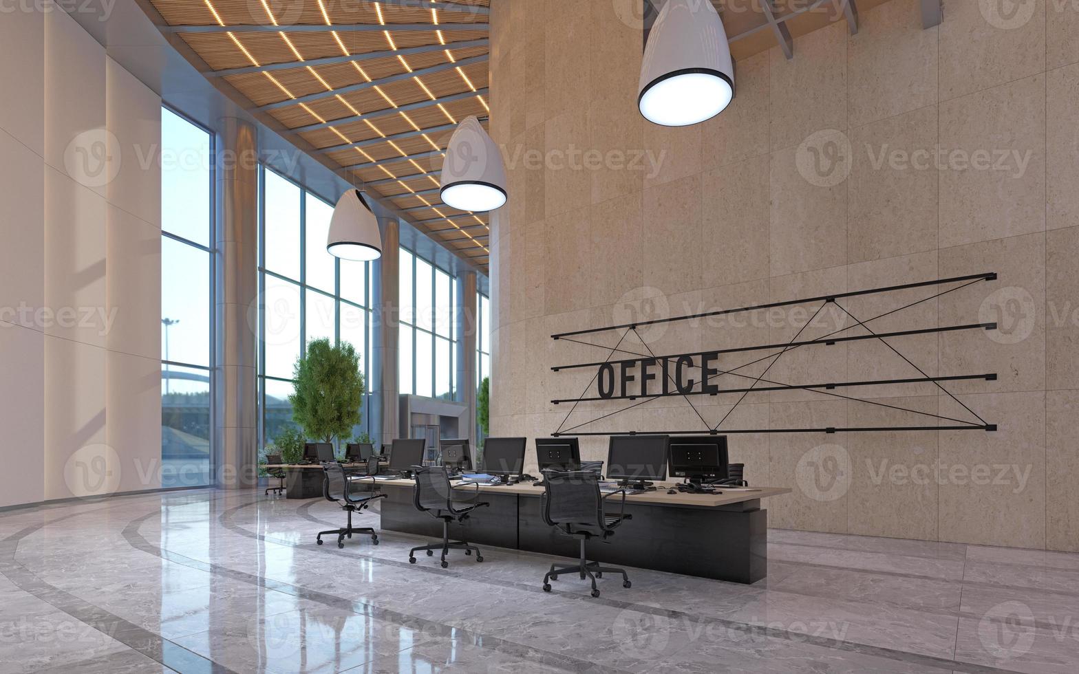 Modern office with open space photo