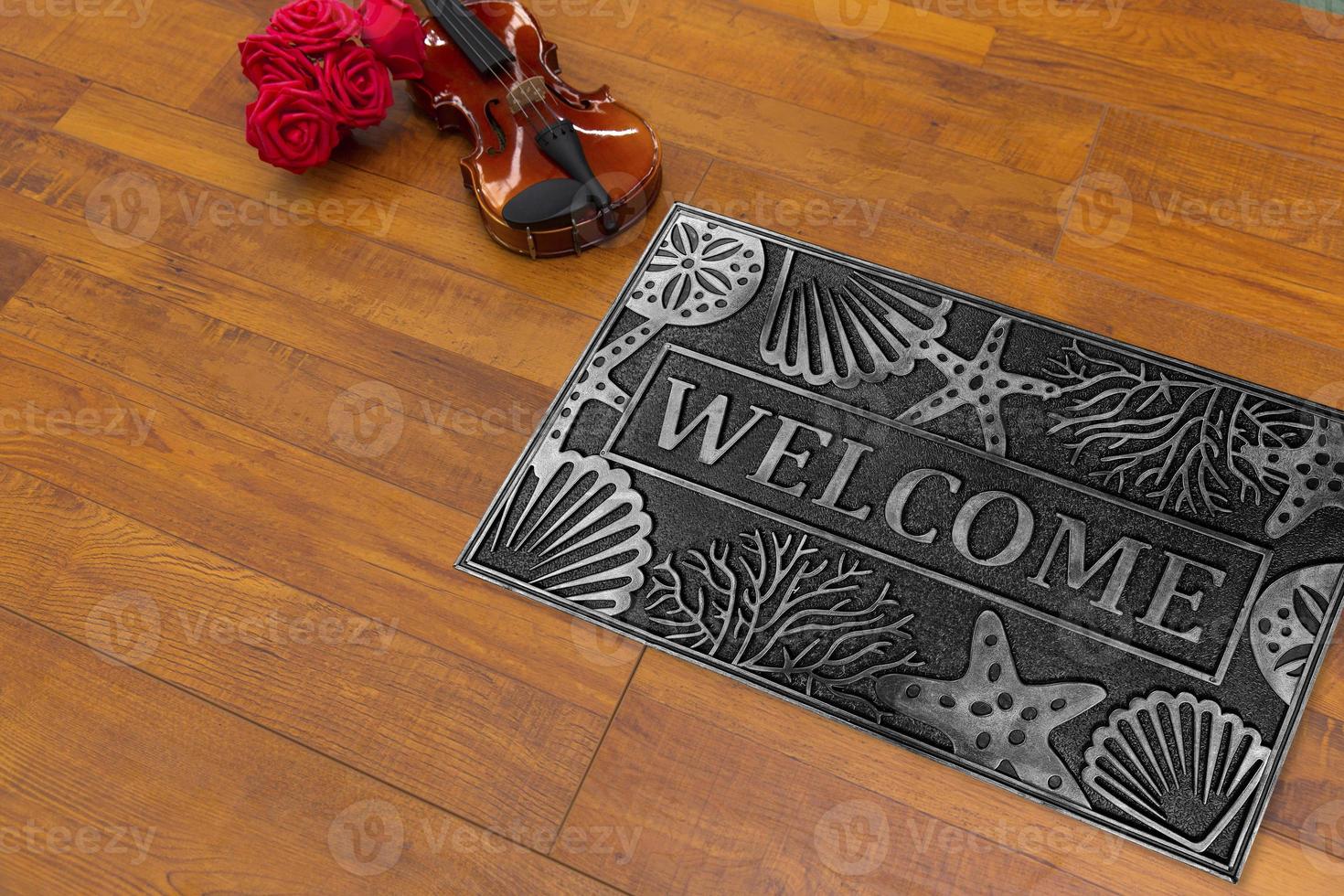 Designer Welcome Entry Doormat photo