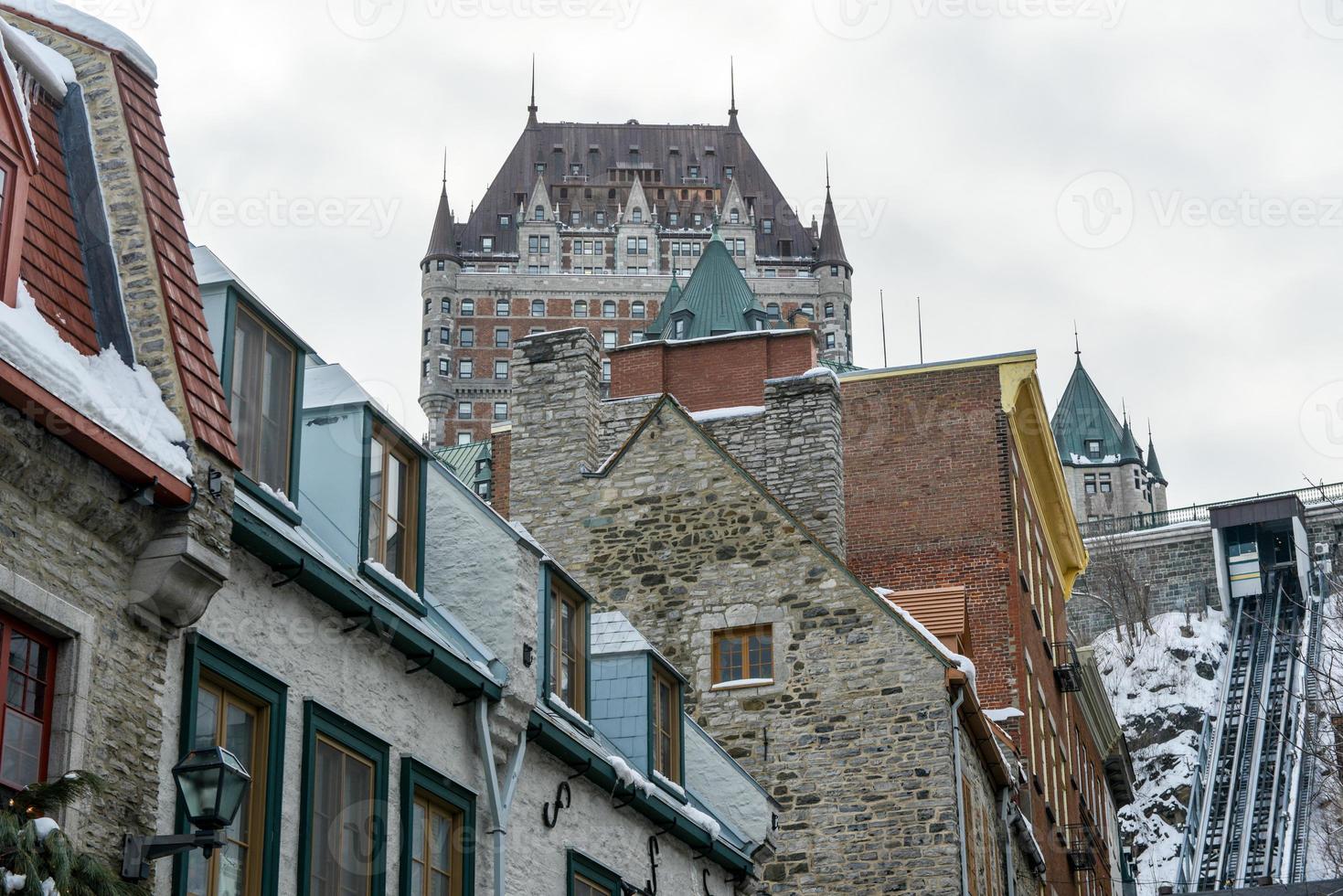 ciudad vieja - ciudad de quebec, canadá foto