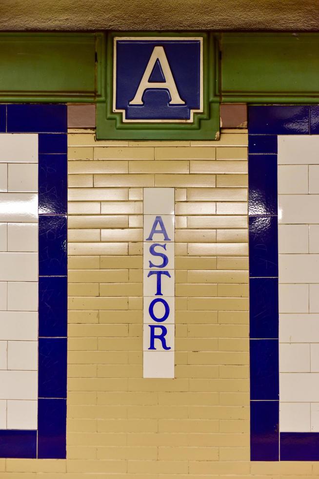 Astor Place Subway Station - New York City, 2022 photo