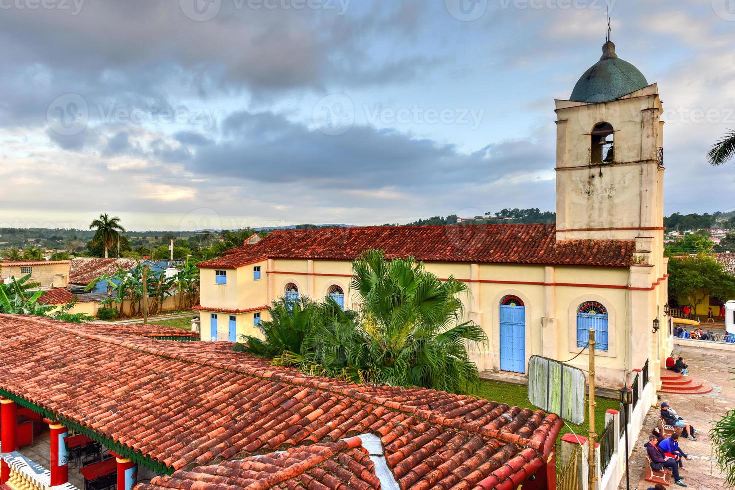 Vinales, Cuba - January 9, 2017 -  Sacred Heart of Jesus Church in Vinales, Cuba. photo