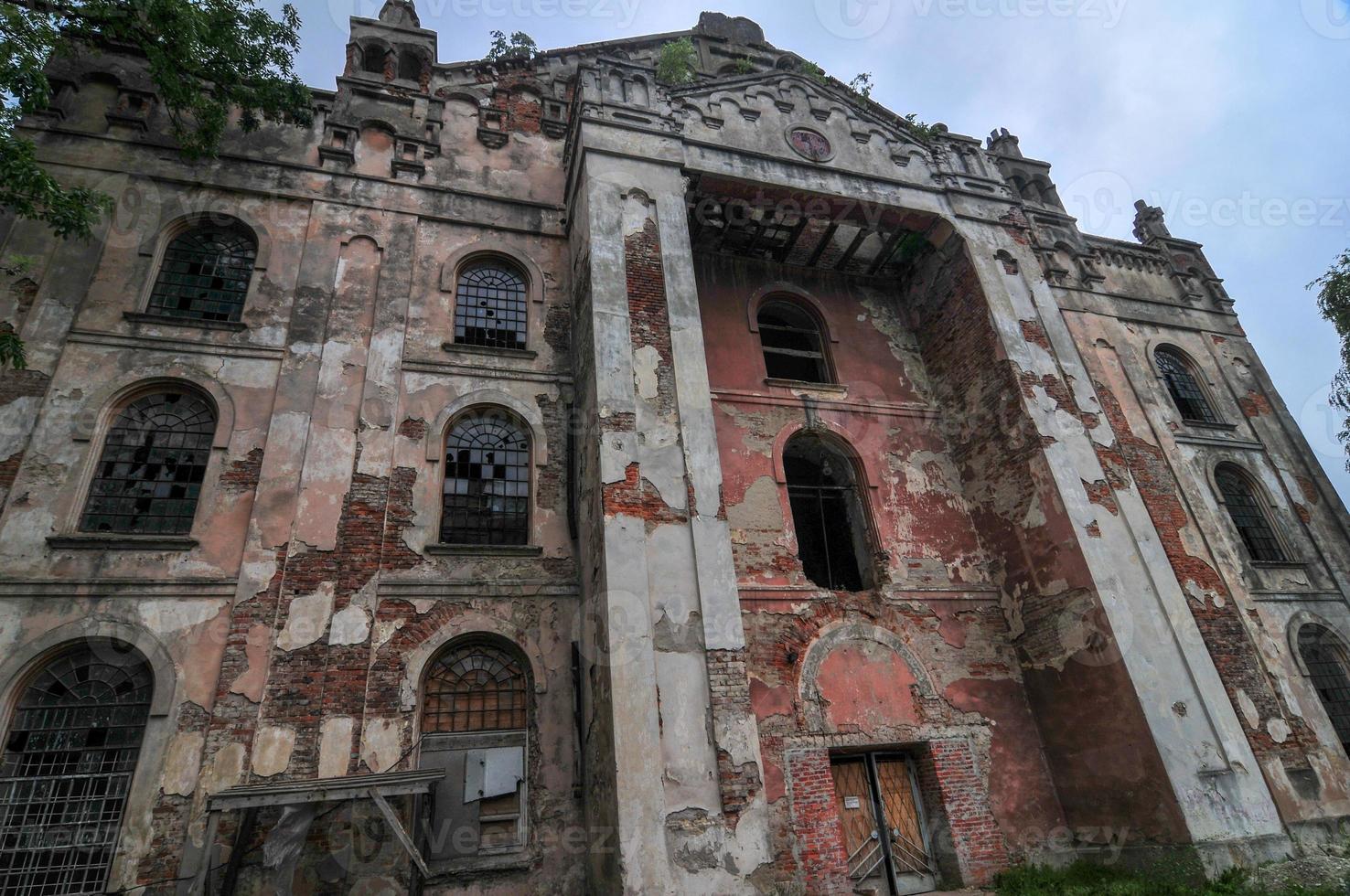 Choral Synagogue of Drohobych, Ukraine. Converted by the Soviets to a furniture store, it languishes without the Jewish community to sustain it. photo