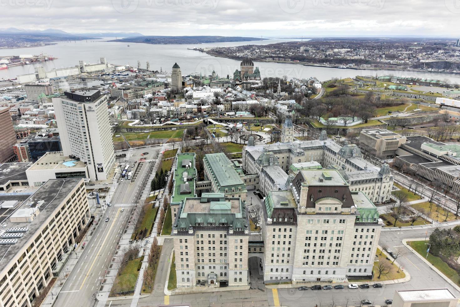 horizonte de la ciudad de quebec foto