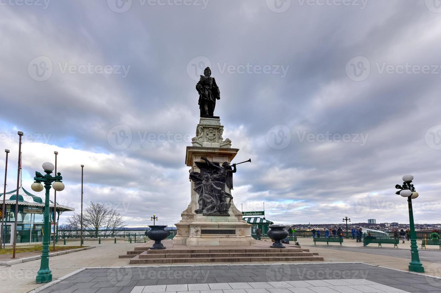 Samuel Champlain Statue - Quebec photo