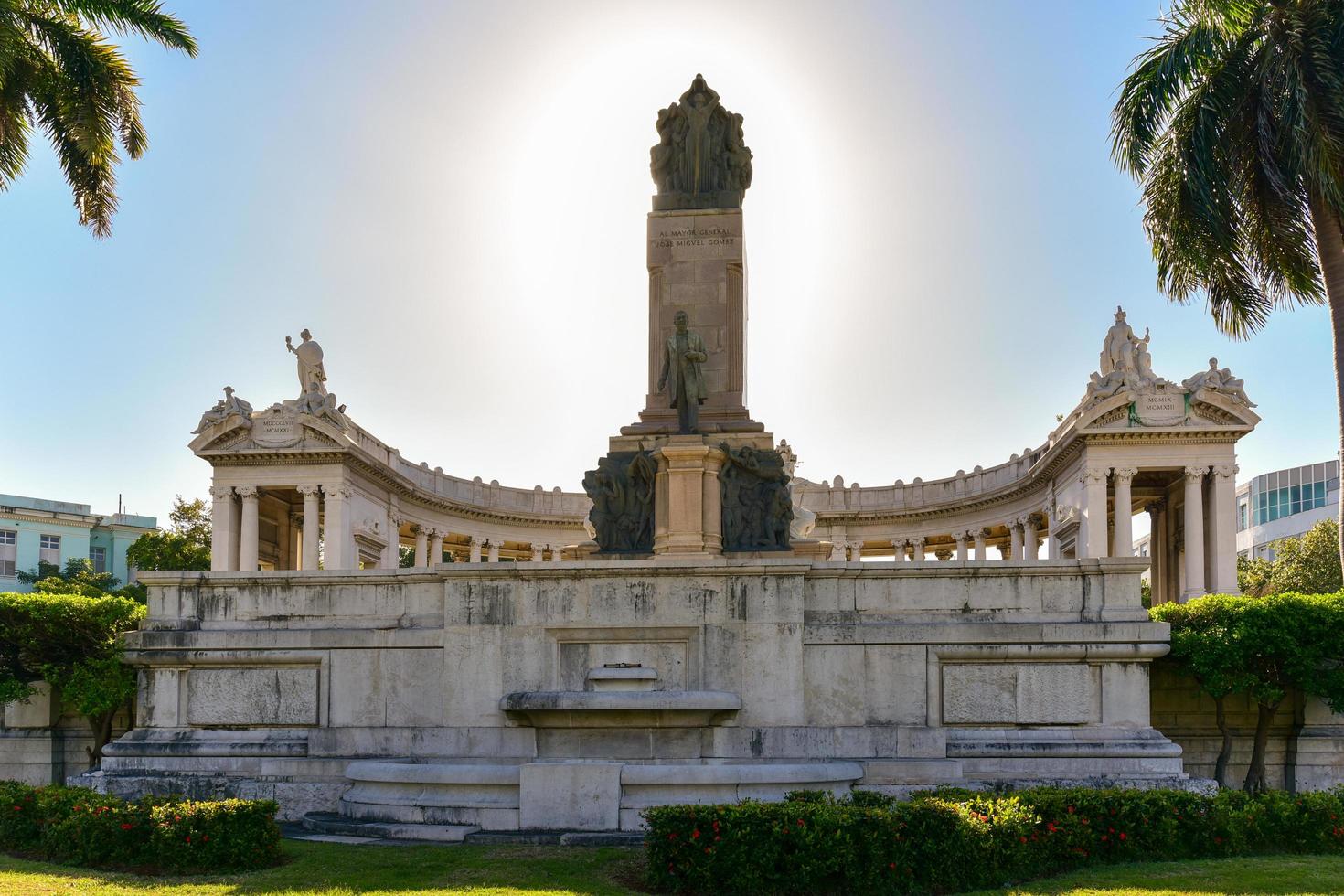 Jose Miguel Gomez monument in Avenue of the Presidents. He was a Cuban who was one of the leaders of the rebel forces in the Cuban War of Independence and President of Cuba, 2022 photo