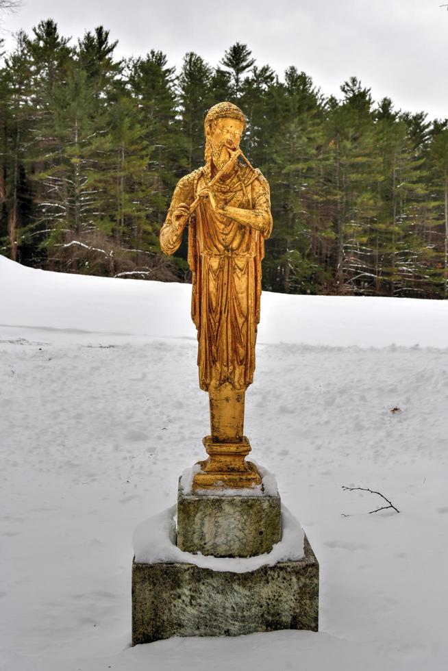 Saint-Gaudens National Historic Site in New Hampshire in winter, 2020 photo