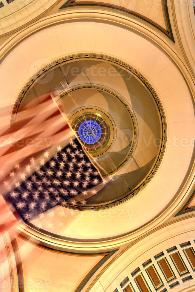 The arch at Rowes Wharf in Boston, Massachusetts. photo