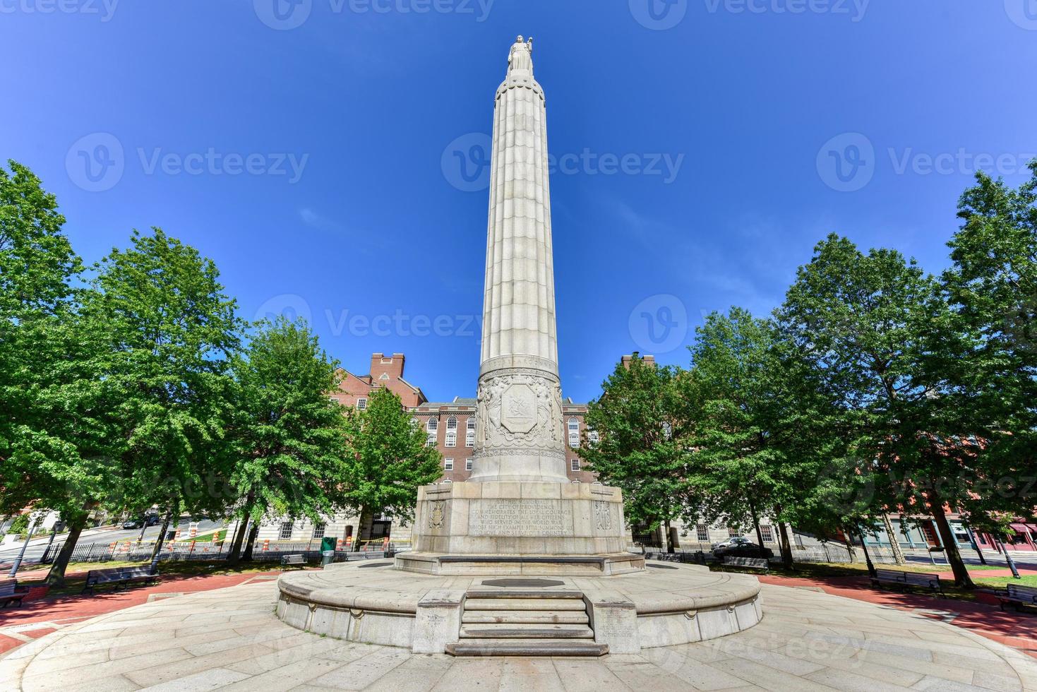 World War I monument in Memorial Park in Providence, Rhode Island. photo