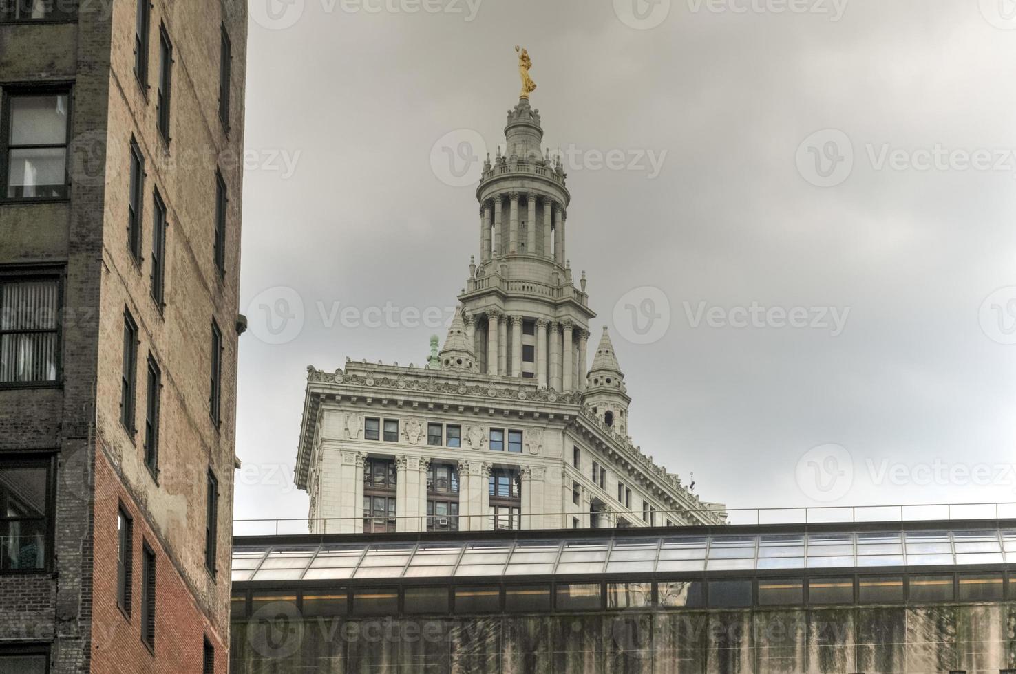 Neoclassical Municipal Building in New York City. photo