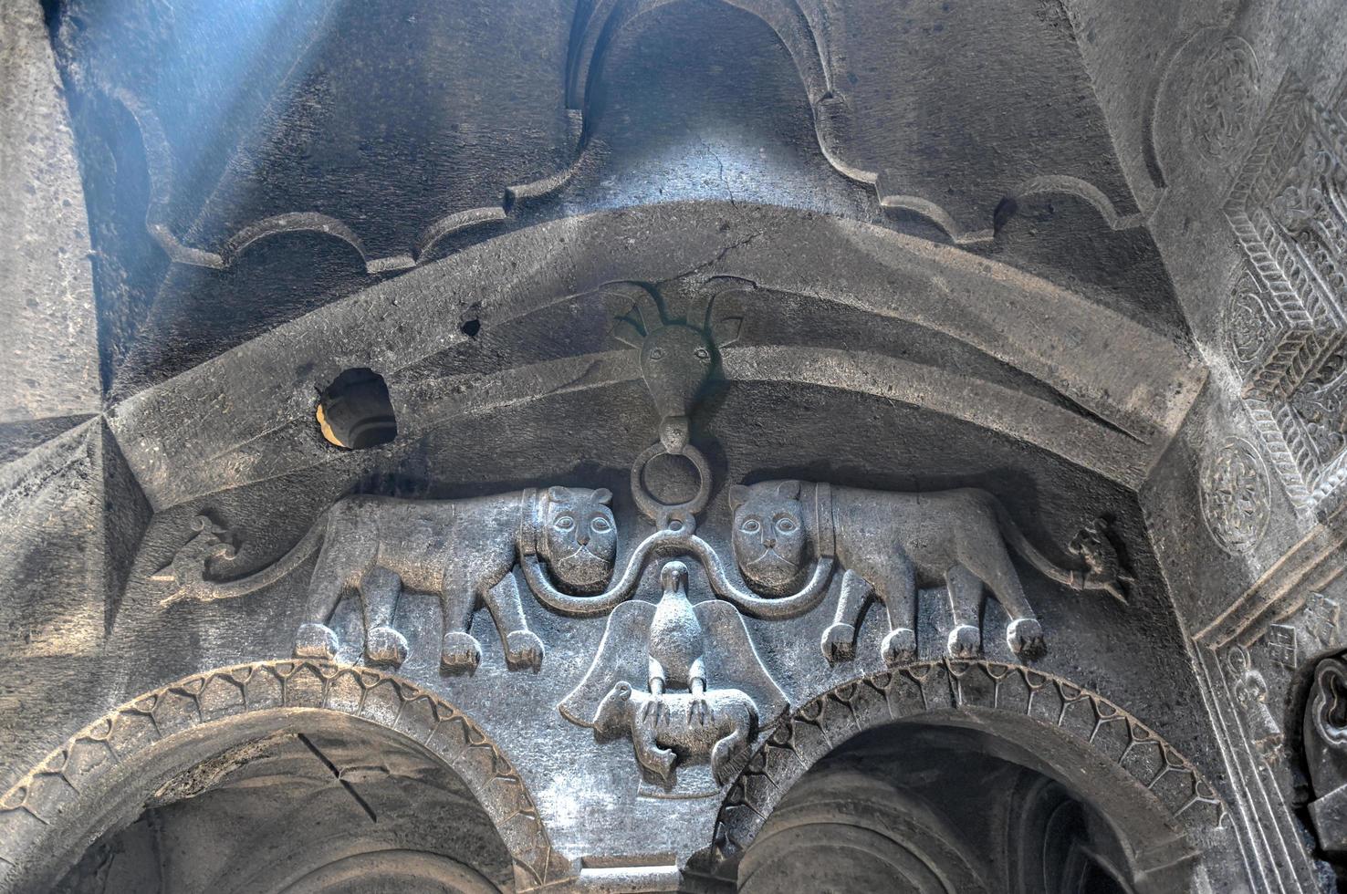 Geghard monastery in Armenia, 2022 photo