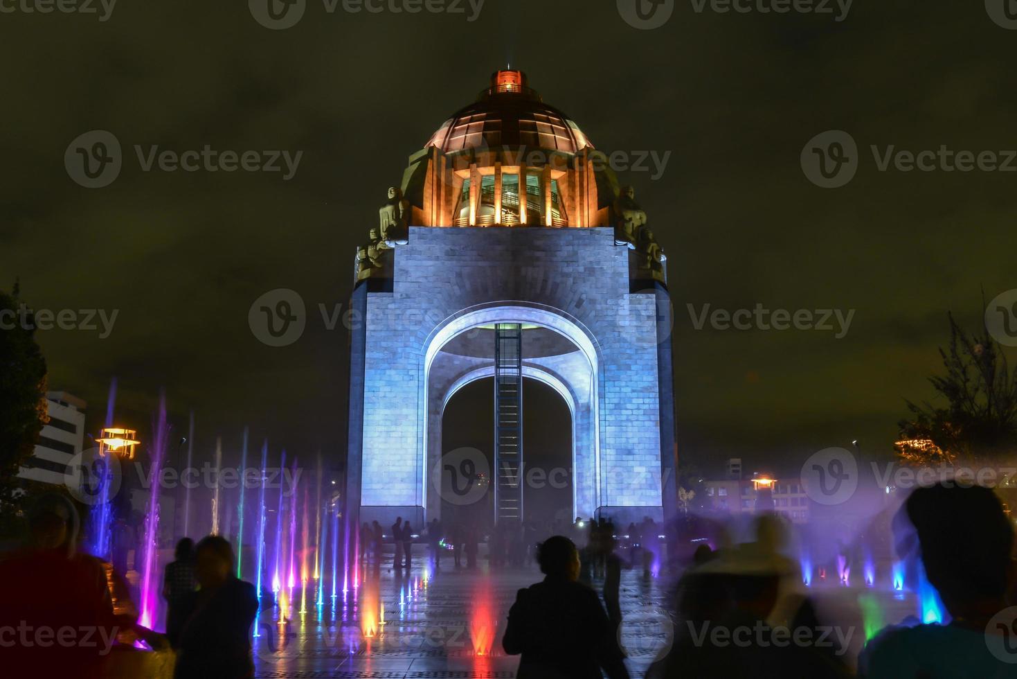 Monument to the Mexican Revolution. Located in Republic Square, Mexico City. Built in 1936. Designed in the eclectic Art Deco and Mexican socialist realism style. photo