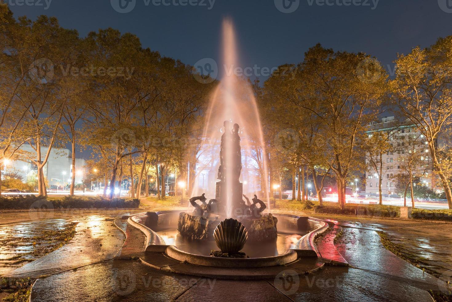 Bailey Fountain is a 19th century outdoor sculpture in New York City Grand Army Plaza, Brooklyn, New York, United States. photo