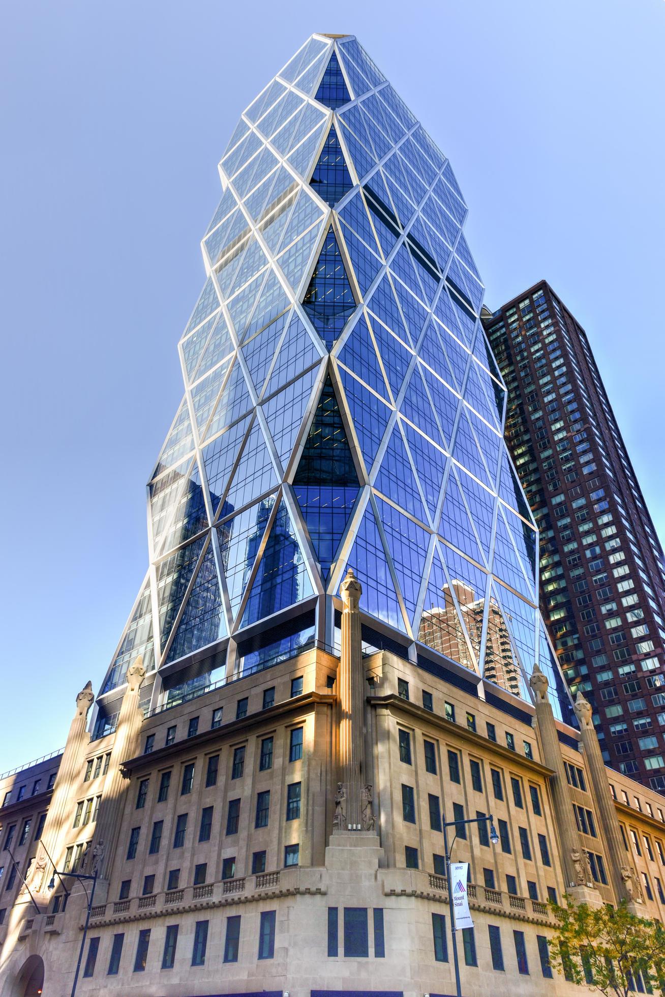 New York City November 6, 2016 Hearst Tower, the headquarters of the Hearst Corporation in