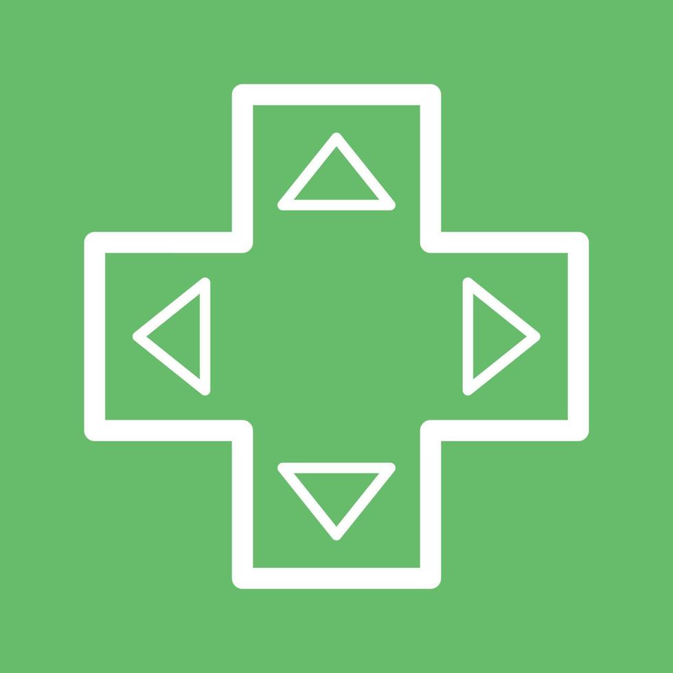 Direction Keys Line Color Background Icon vector