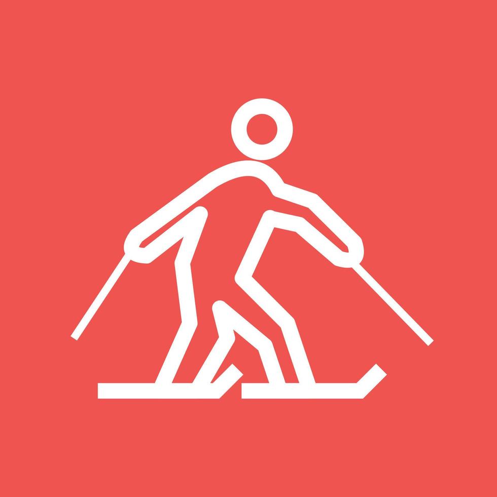 Skating Line Color Background Icon vector