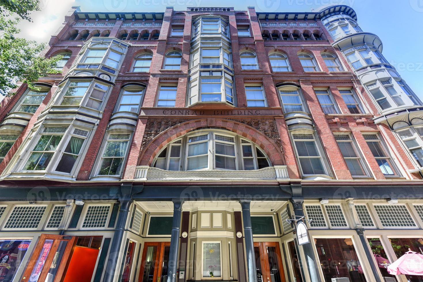 The Conrad Building in downtown Providence, Rhode Island. An example of Queen Anne Style architecture in Providence. photo