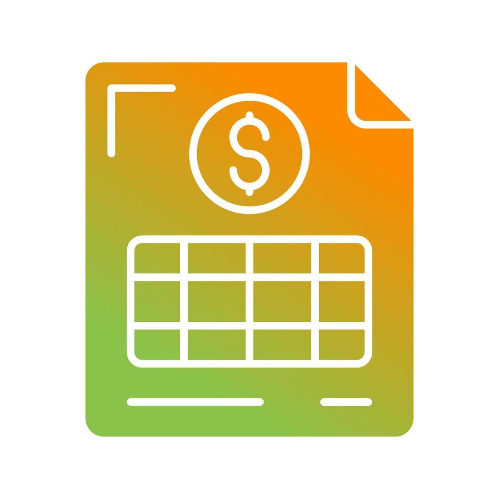 Invoice Vector Icon