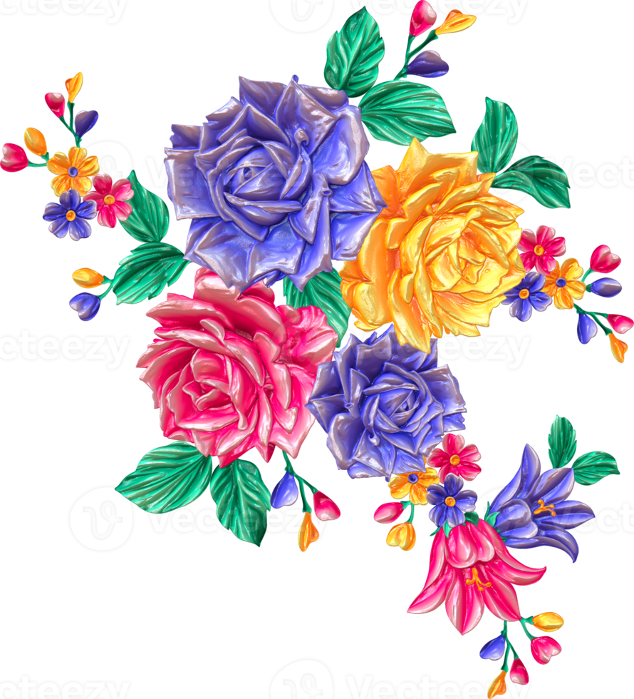 Free patrón floral pintado al óleo digital, diseño de flores brillantes,  patrón de flores en relieve, pintura de flores brillantes, material de  flores textiles, ilustración de flores, diseño de flores decorativas  16649444