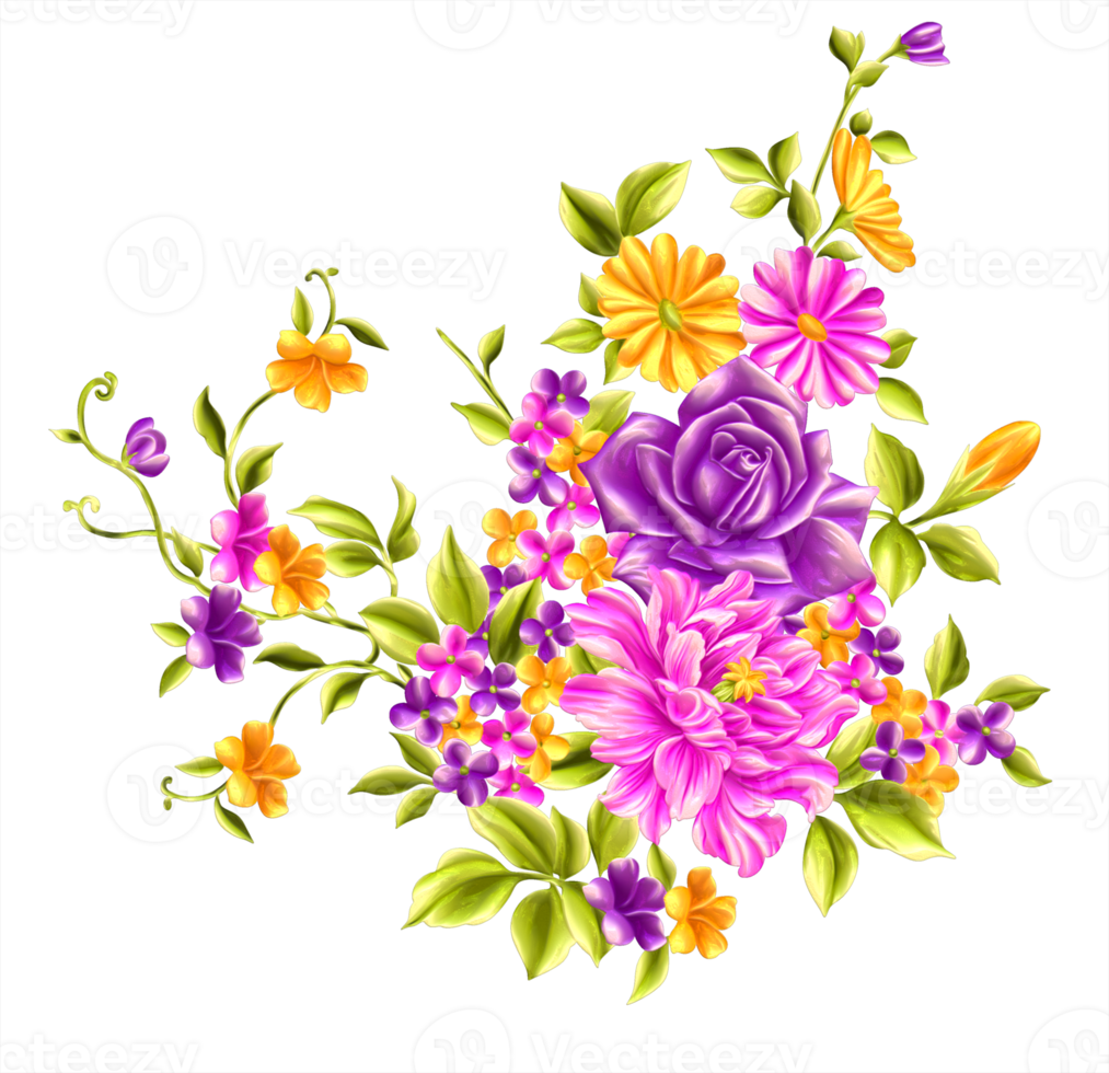 Free patrón floral pintado al óleo digital, diseño de flores brillantes,  patrón de flores en relieve, pintura de flores brillantes, material de  flores textiles, ilustración de flores, diseño de flores decorativas  16649452