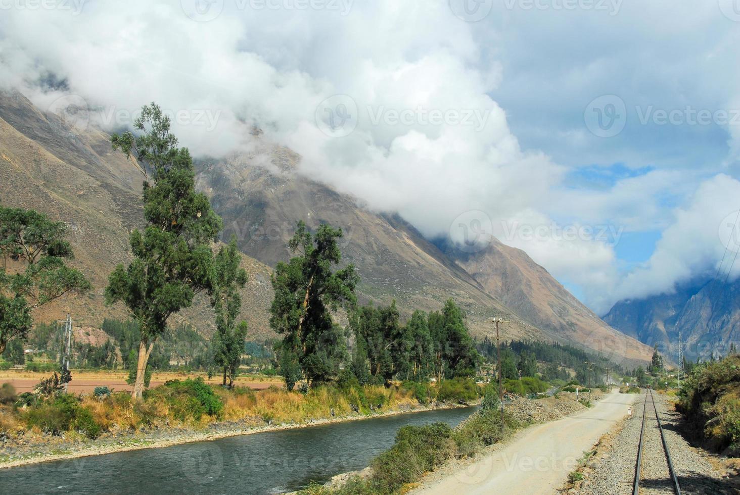 Urubamba river near Machu Picchu photo