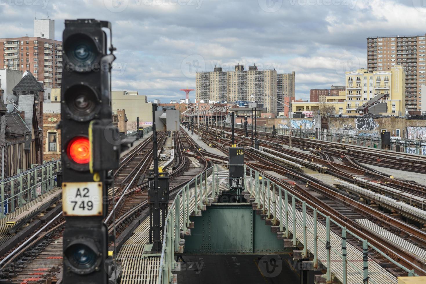 Brighton Beach Subway Station, New York photo