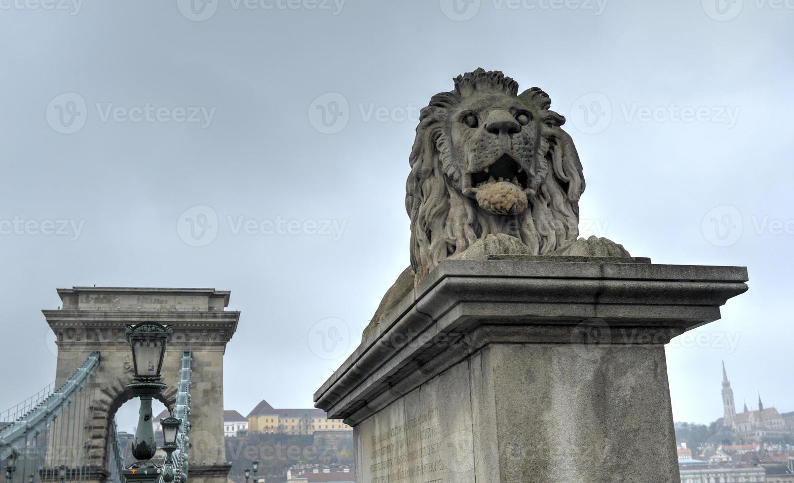 Szechenyi Chain Bridge - Budapest, Hungary photo
