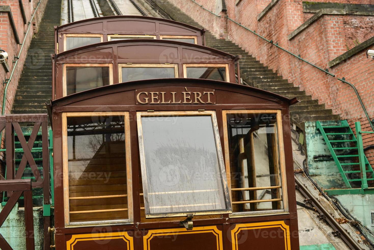 Funicular to Buda Castle in Budapest photo