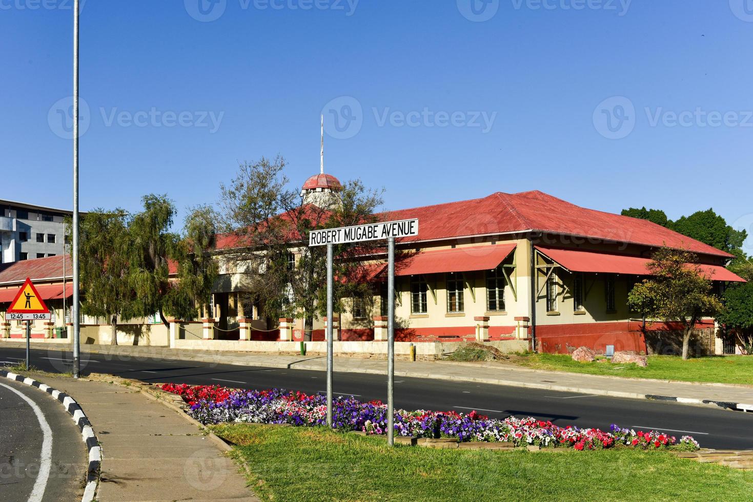 avenida robert mugabe - windhoek, namibia foto