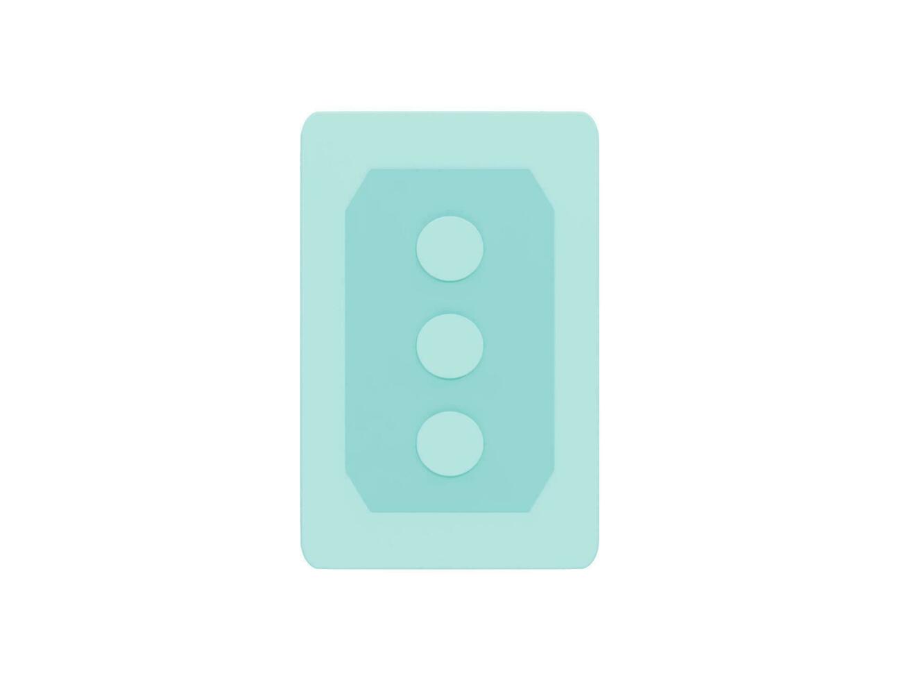 Dollar with 3d vector icon cartoon minimal style