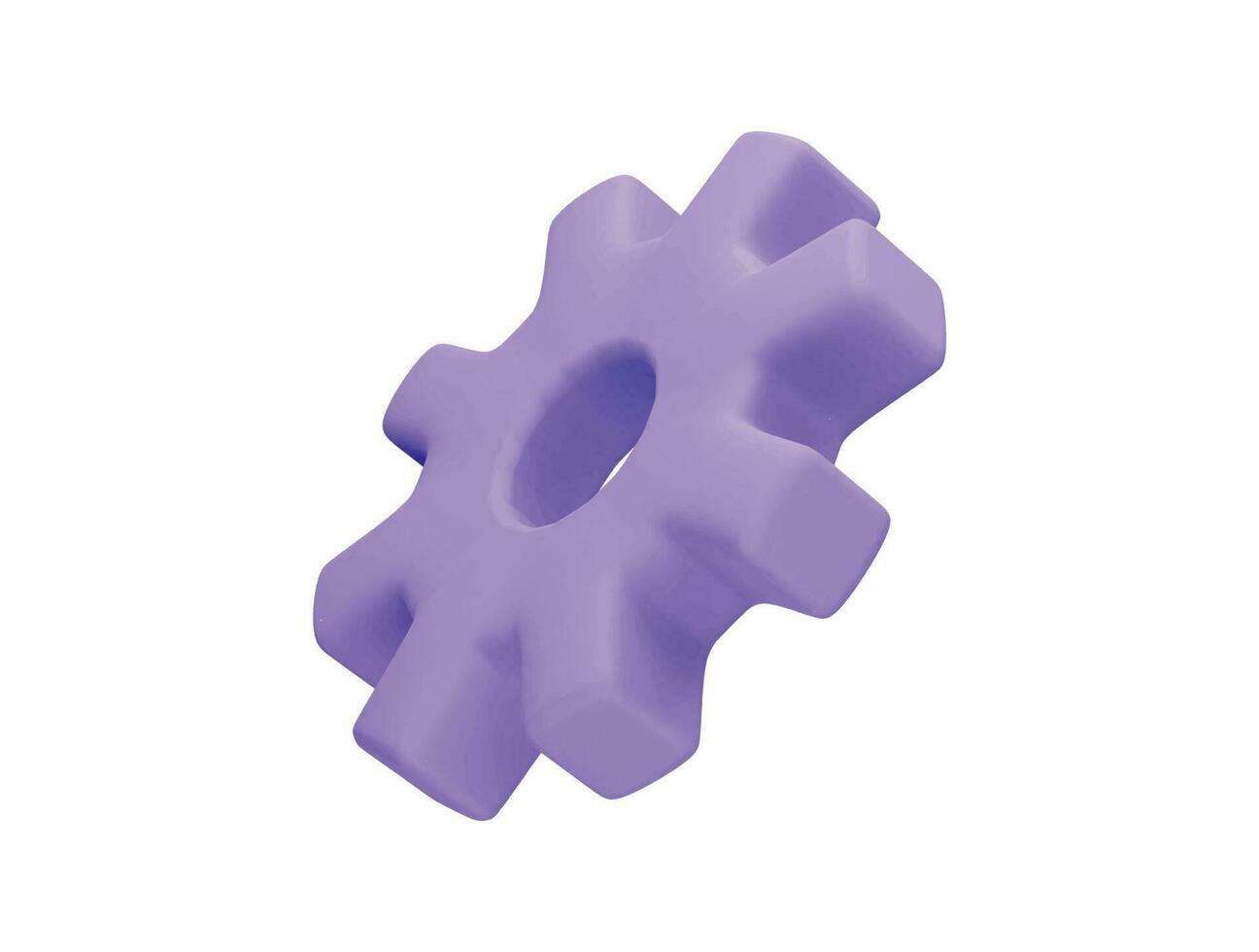 cogwheel gear setting symbol repair optimizing workflow concept 3d vector icon