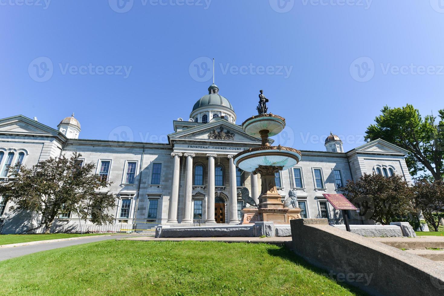 palacio de justicia del condado de frontenac en kingston, ontario, canadá foto