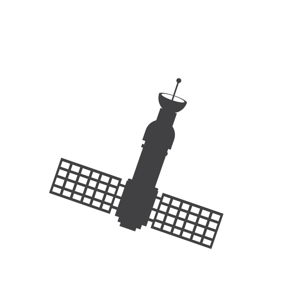 Satellite icon, transmission vector illustration