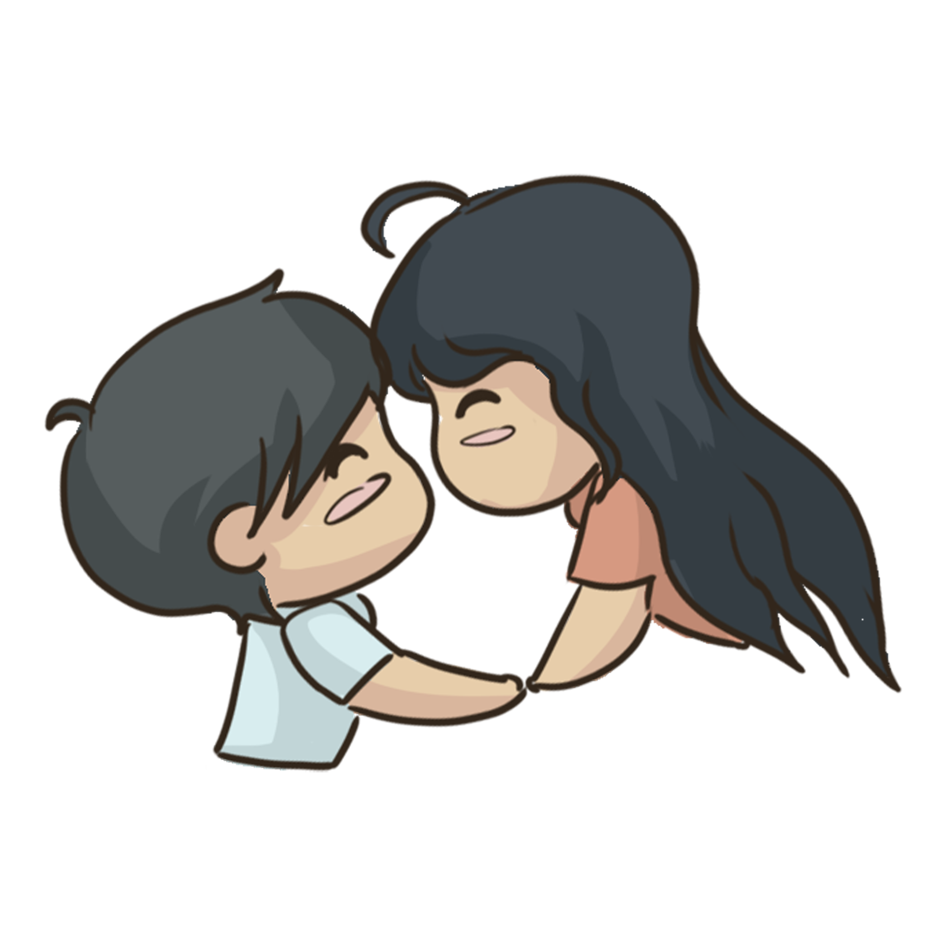 A Happy Couple Kissing 16651867 PNG a-happy-couple-kissing-16651867-png