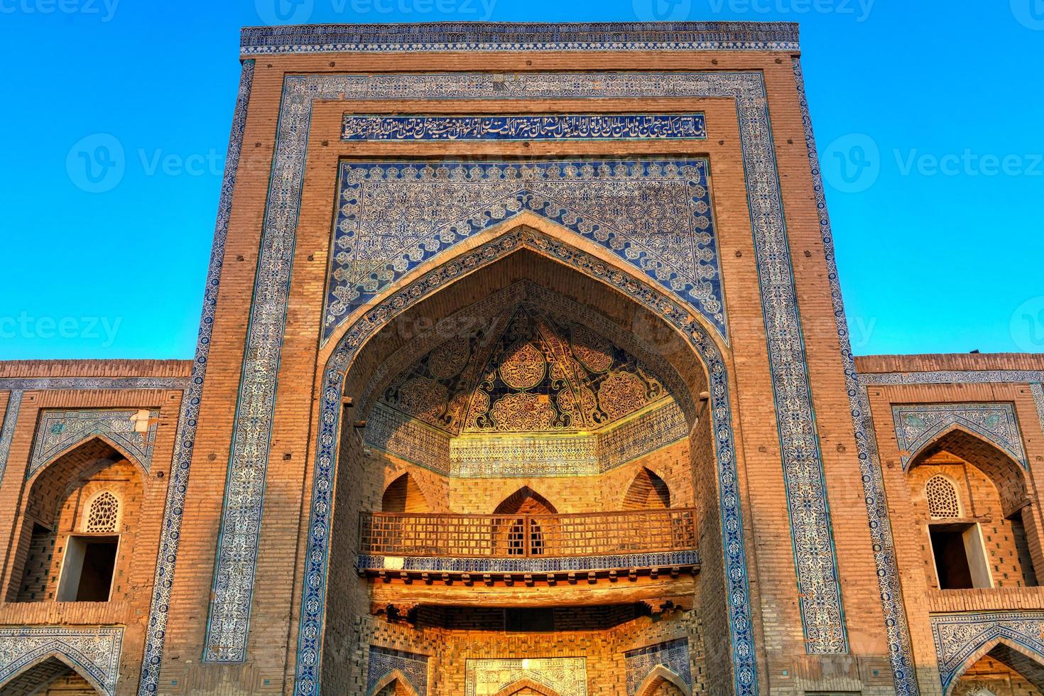 Mohammed Rakhim Khan Madrassah in Khiva, Uzbekistan. photo