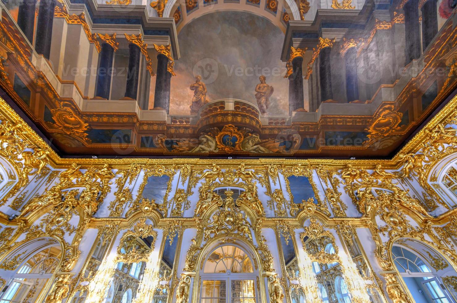 The Grand Hall of the Catherine Palace in Pushkin, Saint Petersburg, Russia. photo