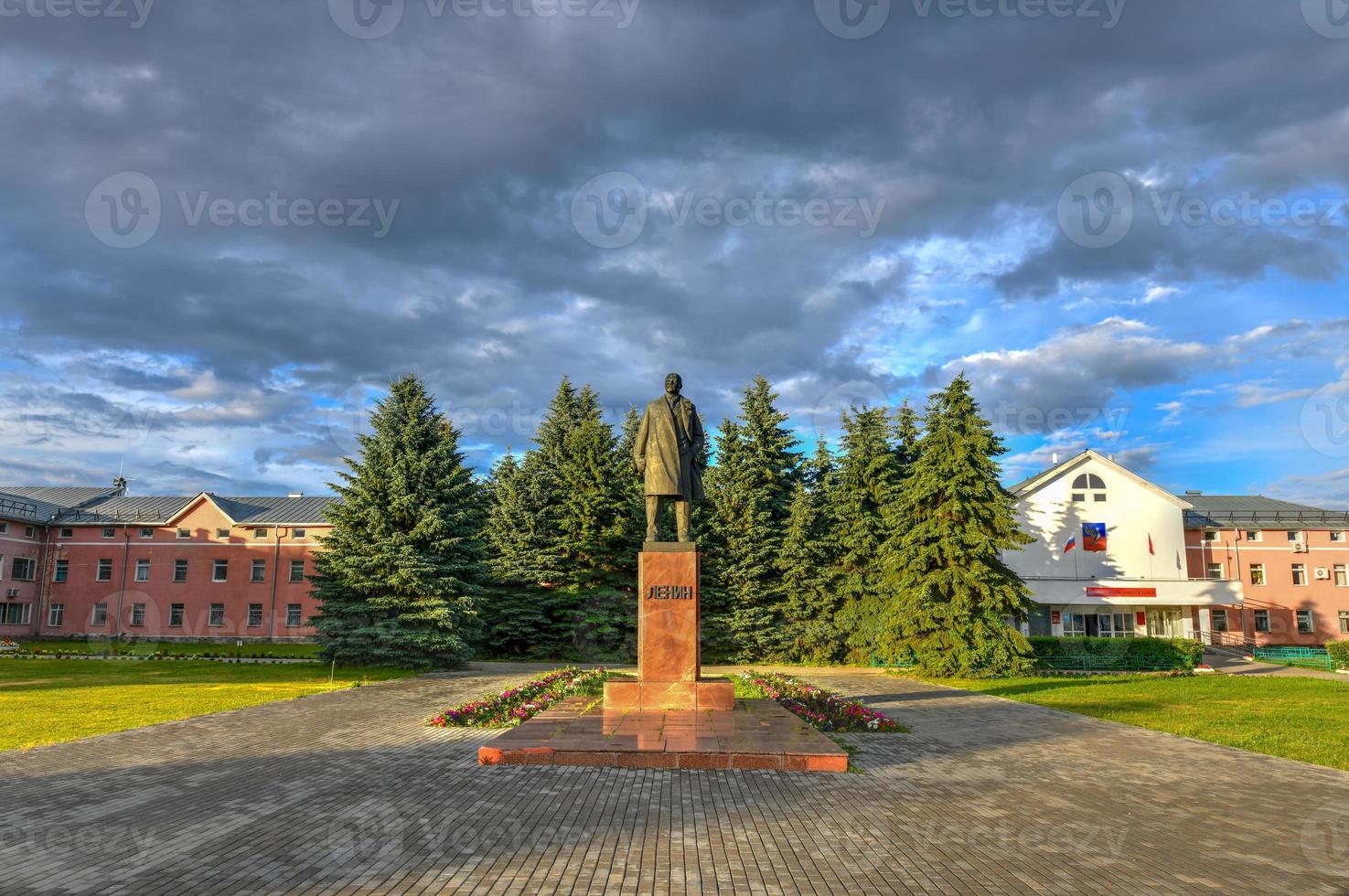 Monument to Vladimir Lenin in Suzdal, Vladimir region, Russia . photo