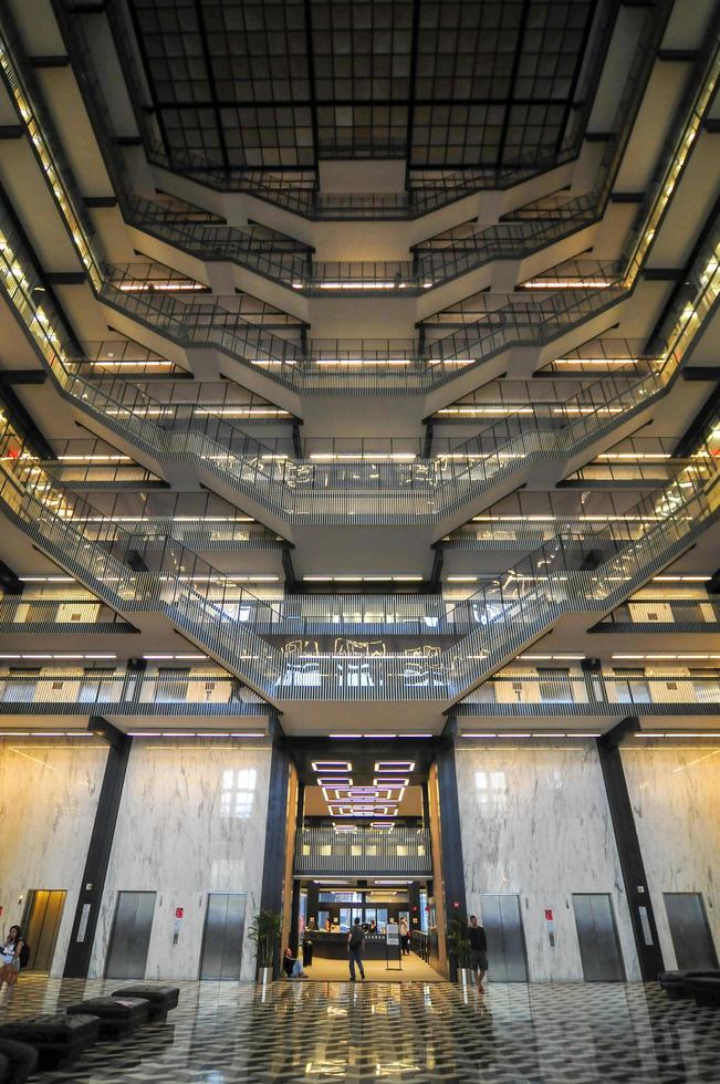 New York City - April 4, 2019 -  Library on the campus of New York University in New York City photo