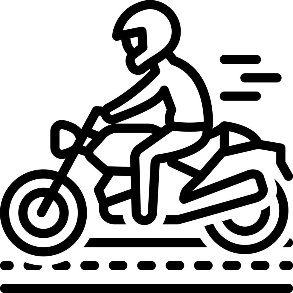 line icon for riders vector