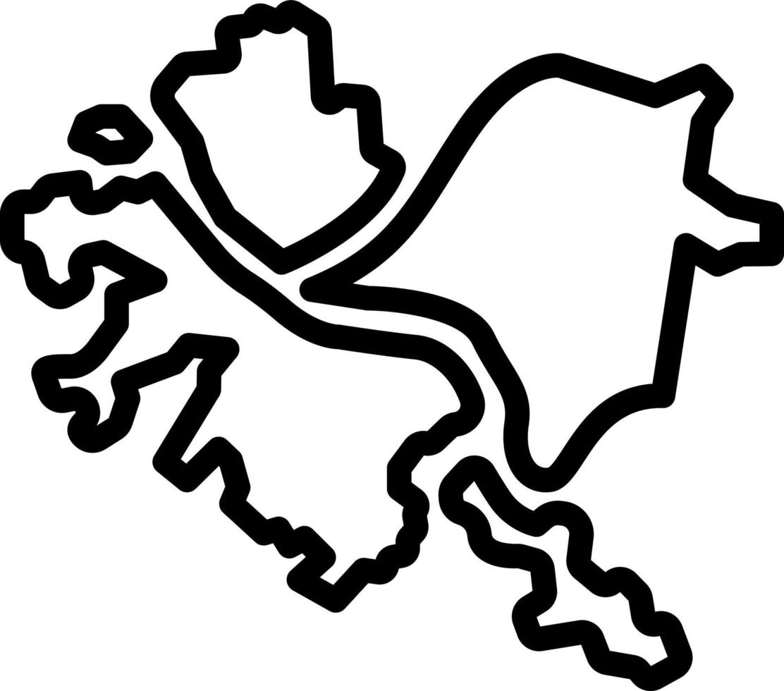 line icon for pittsburgh vector