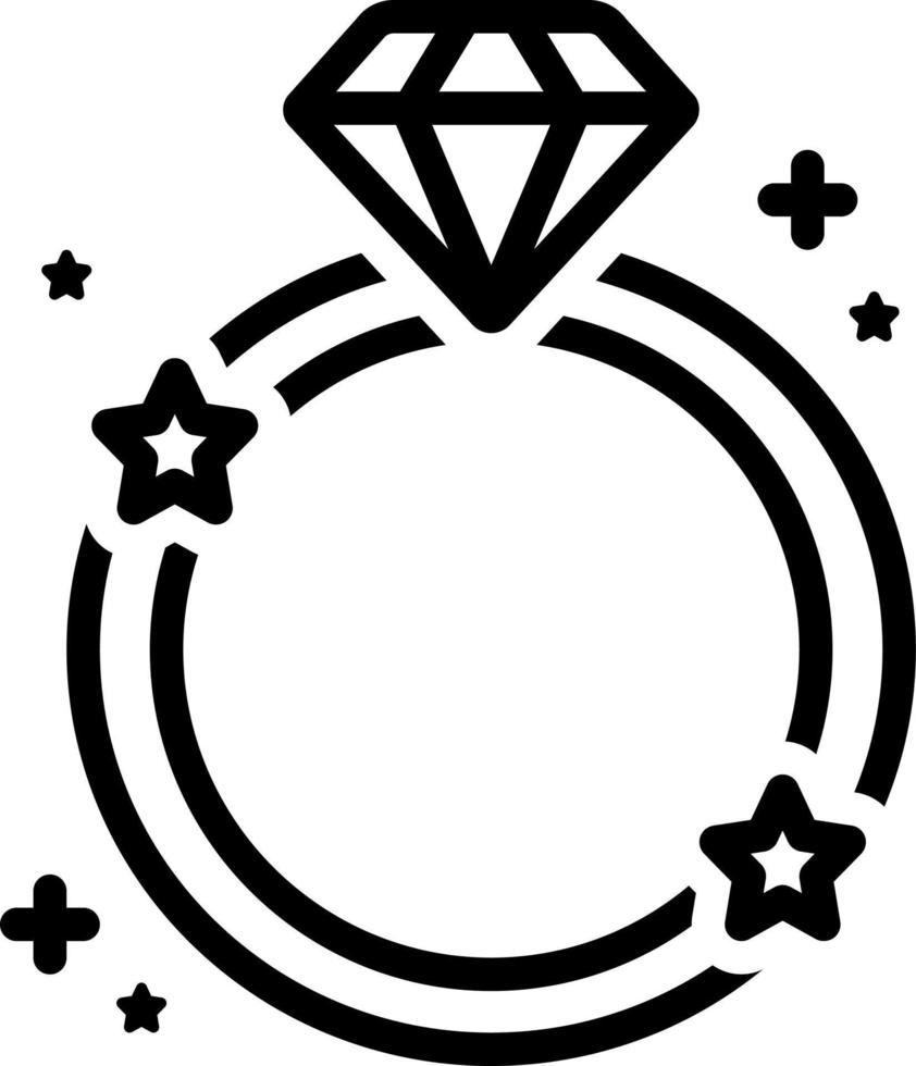 line icon for charm vector