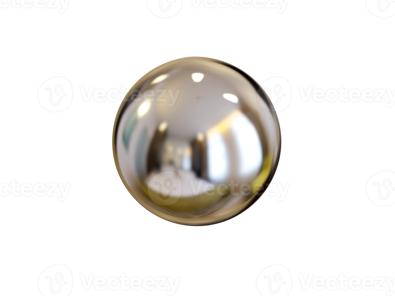 3d shape, metal geometric figure. 3d render. png