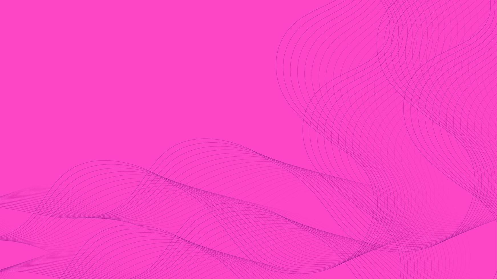 Abstract Pink line waves geometric background. Modern background design. gradient color. Fluid shapes composition. Fit for presentation design. website, banners, wallpapers, brochure, posters vector