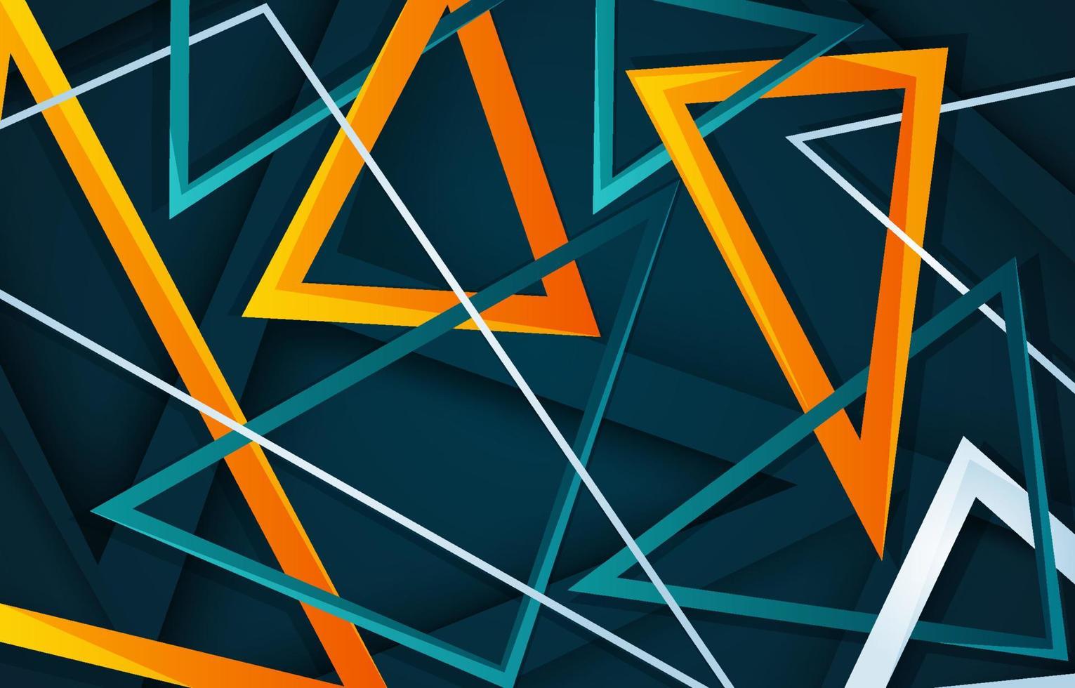 Abstract Triangle Background vector