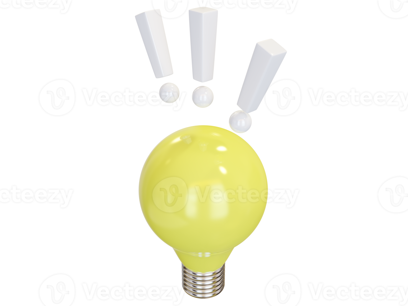 Lamp indicator ideas. 3d render png
