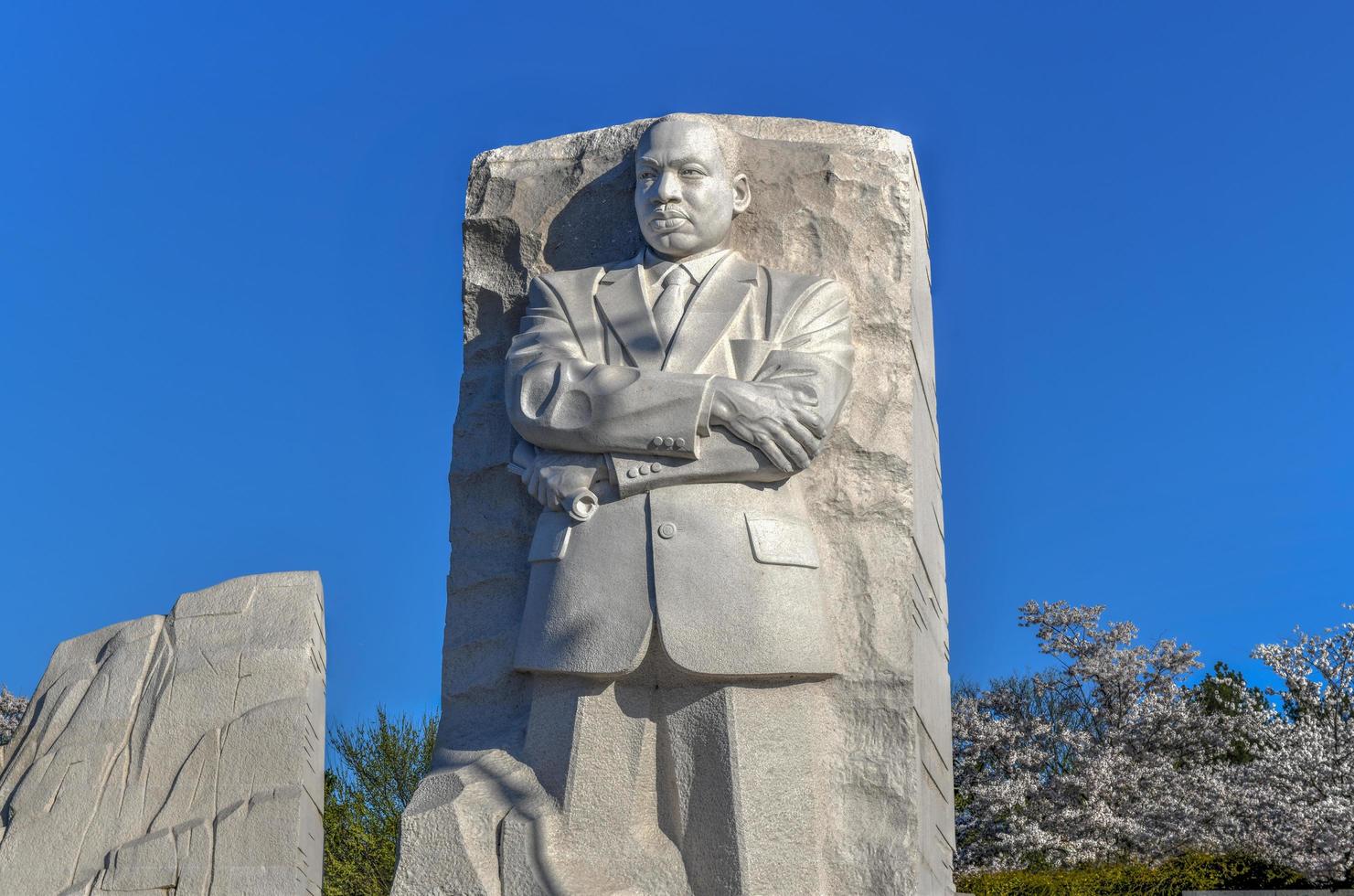 Washington, DC - April 8, 2018 -  The memorial to the civil rights leader Martin Luther King, Jr. during the spring season in West Potomac Park. photo