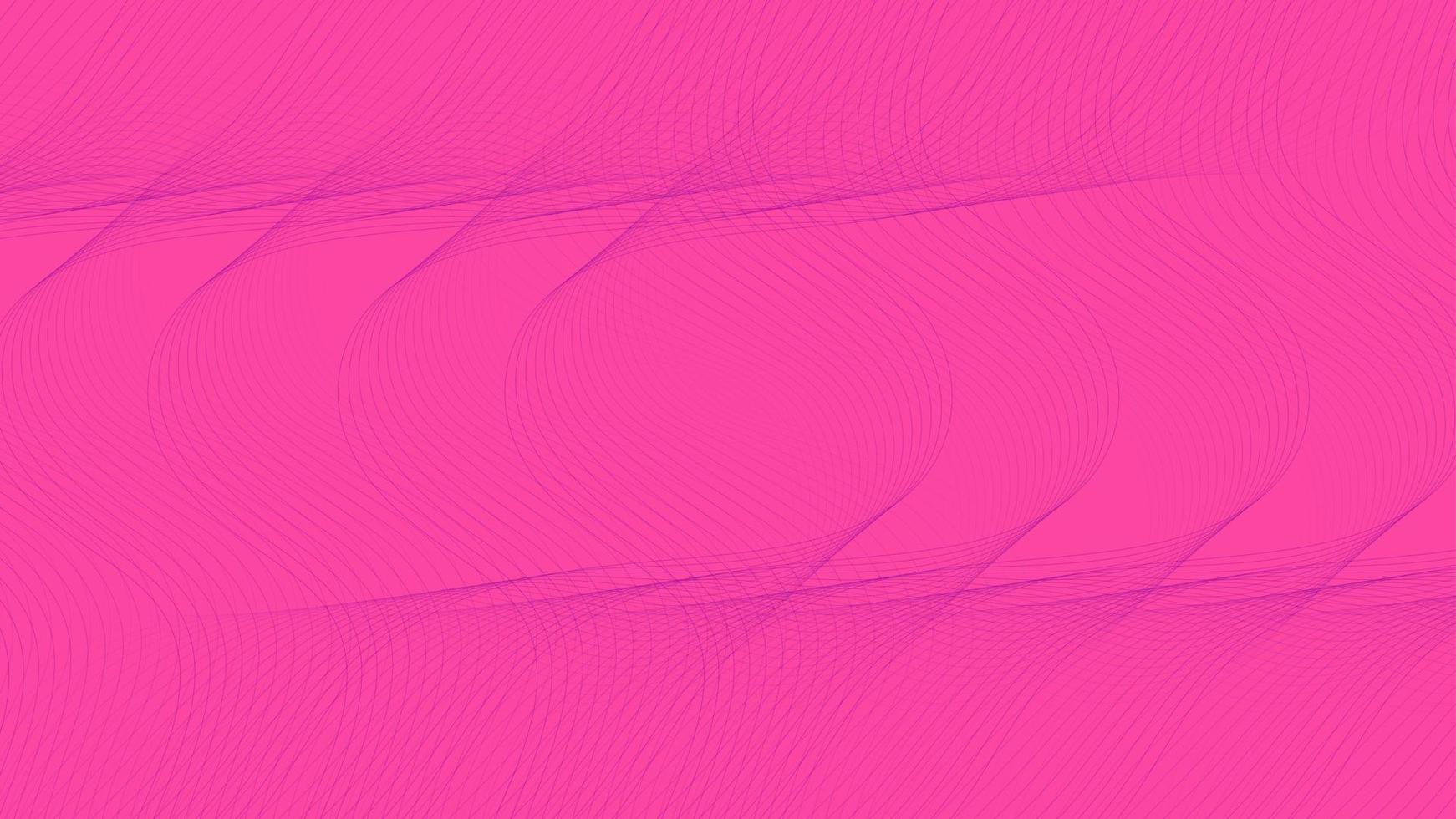 Abstract Pink line waves geometric background. Modern background design. gradient color. Fluid shapes composition. Fit for presentation design. website, banners, wallpapers, brochure, posters vector