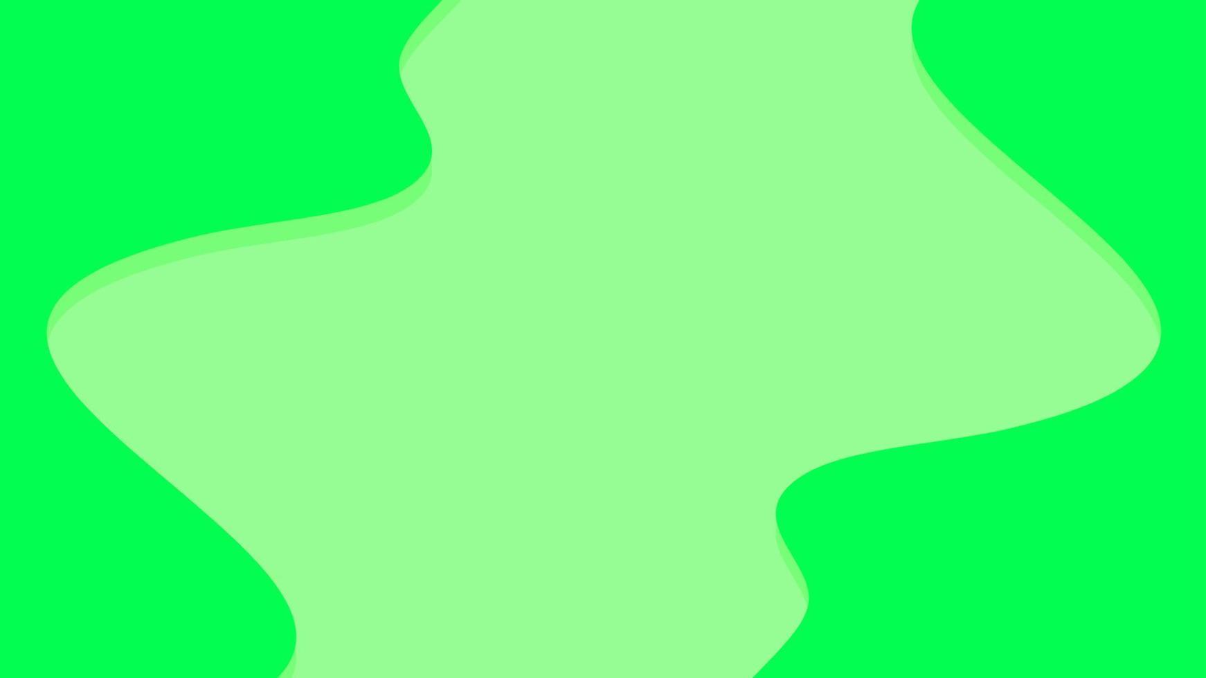 Abstract green color background. Dynamic minimalism shapes composition. Eps10 vector