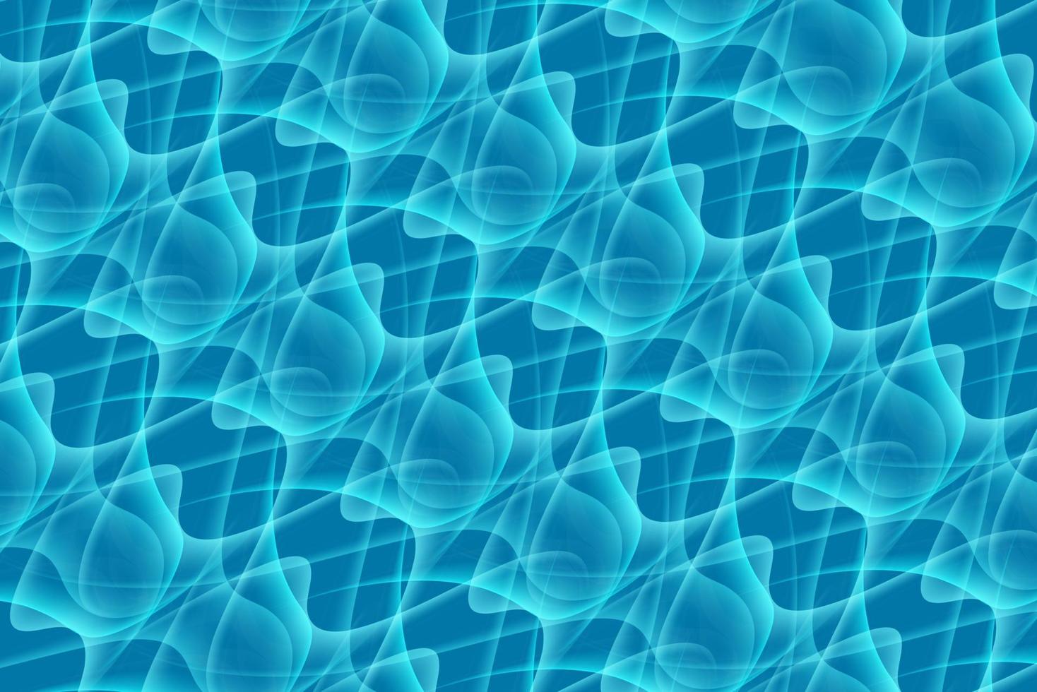 Blue vintage seamless pattern abstract vector background